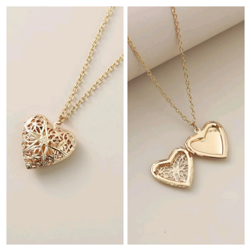 Heart locket Necklace - Picture 6 of 8